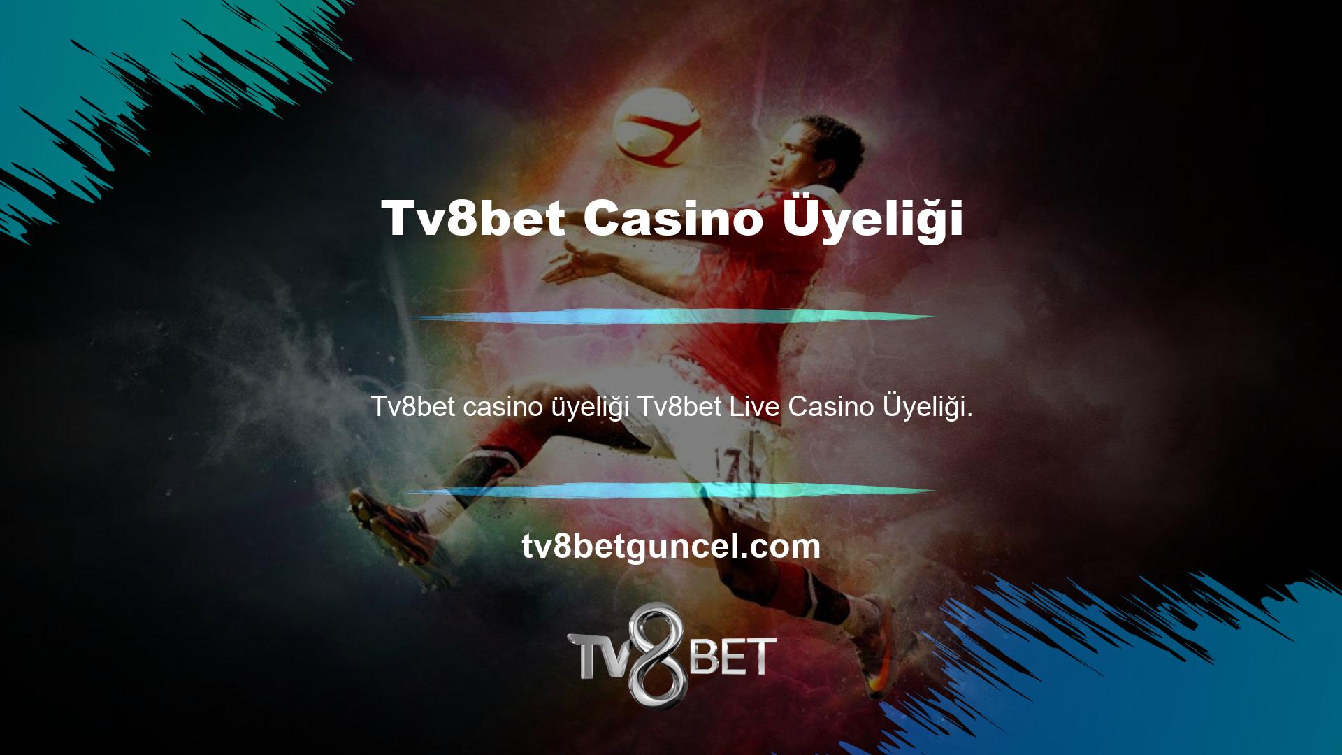 Farklı özelliklere sahip çok sayıda canlı casino oyunu yayınlayan Tv8bet bu oyunlara yatırım yapmak için ilk üye olmaktır